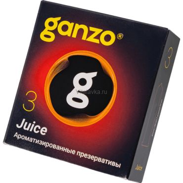 Презервативы ароматизированные Ganzo Juice - 3 шт Ароматизированные