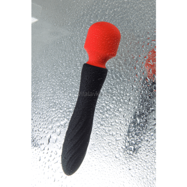 Двусторонний вибромассажер Black&amp;Red 